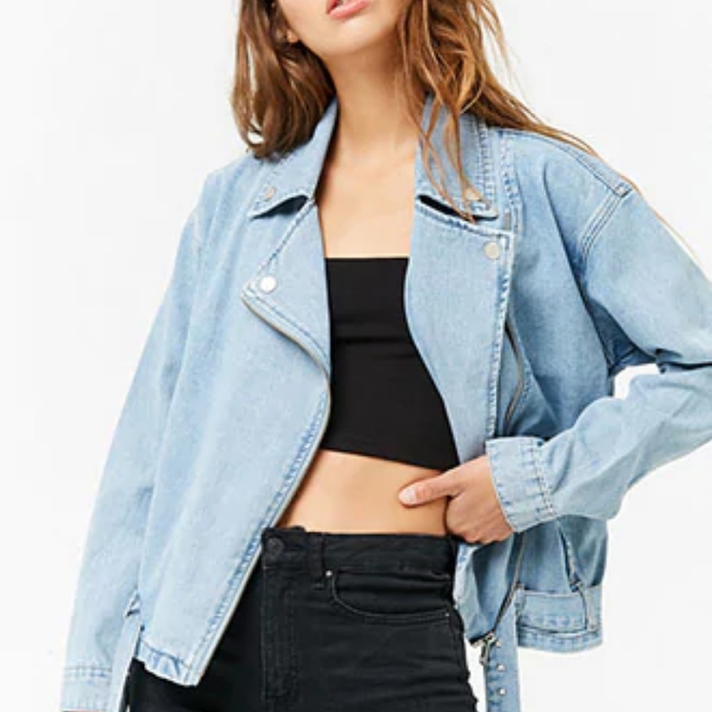 Denim Moto Jacket